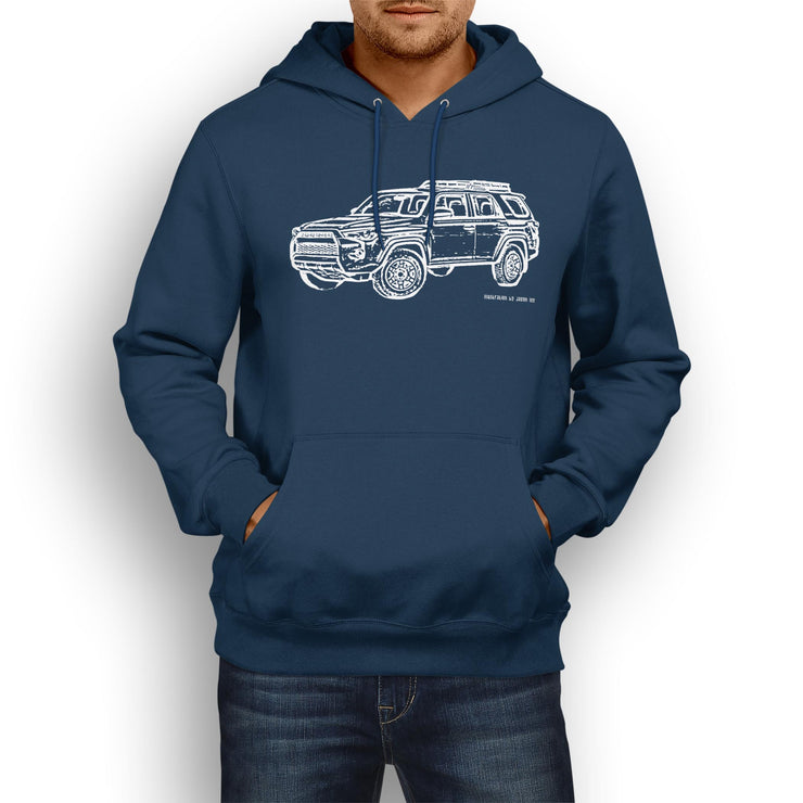 JL Illustration For A Toyota 4Runner Motorcar Fan Hoodie