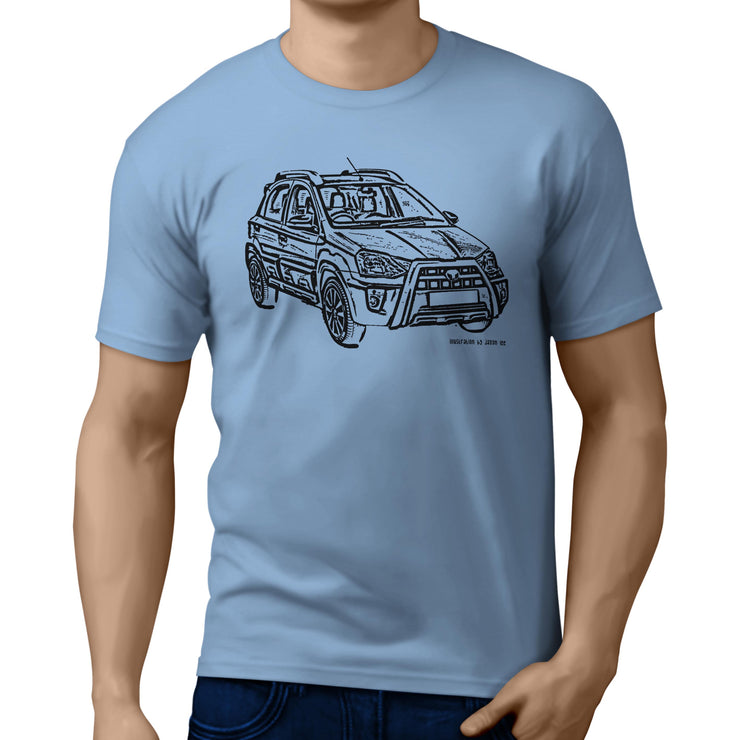 JL Illustration For A Toyota Eitos Cross Motorcar Fan T-shirt