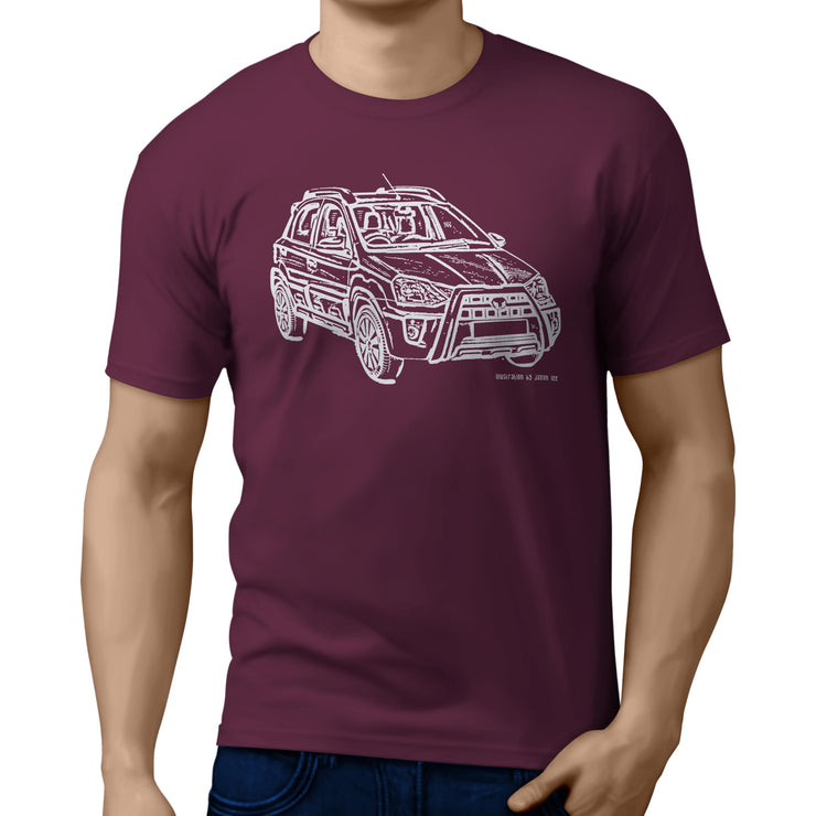 JL Illustration For A Toyota Eitos Cross Motorcar Fan T-shirt