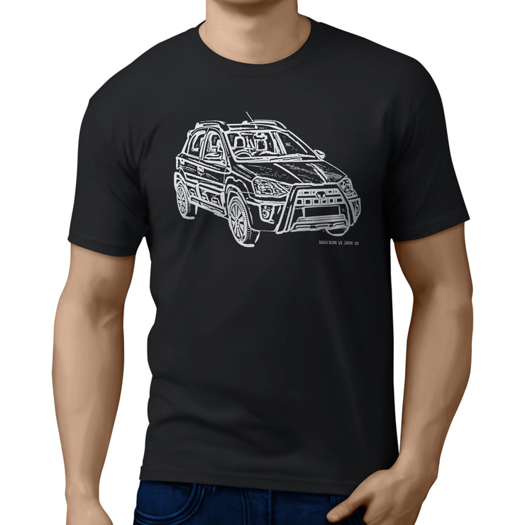 JL Illustration For A Toyota Eitos Cross Motorcar Fan T-shirt