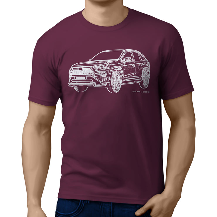 JL Illustration for a Toyota RAV4 Motorcar fan T-shirt