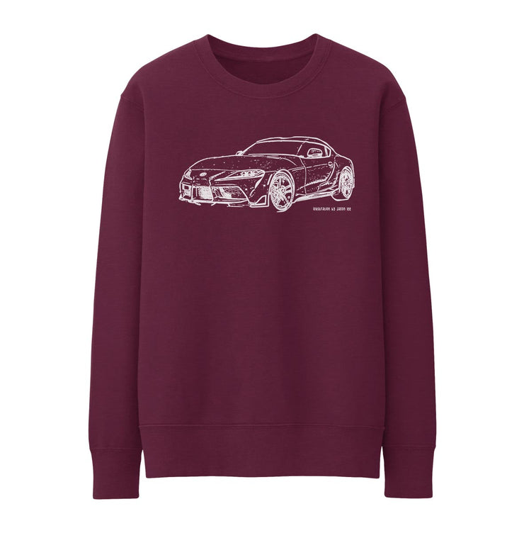 JL Illustration For A Toyota Supra Motorcar Fan Jumper