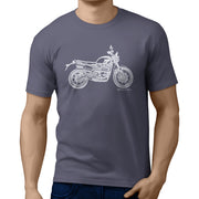 JL Art Tee aimed at fans of Triumph Scrambler 1200 XC Motorbike