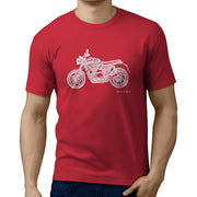 JL Art Tee aimed at fans of Triumph Speed Twin Motorbike