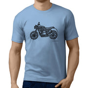 JL Art Tee aimed at fans of Triumph Speed Twin Motorbike