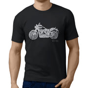 JL Art Tee aimed at fans of Triumph Speedmaster Motorbike