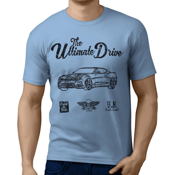 JL Ultimate Illustration for a Chevrolet Camaro Motorcar fan T-shirt