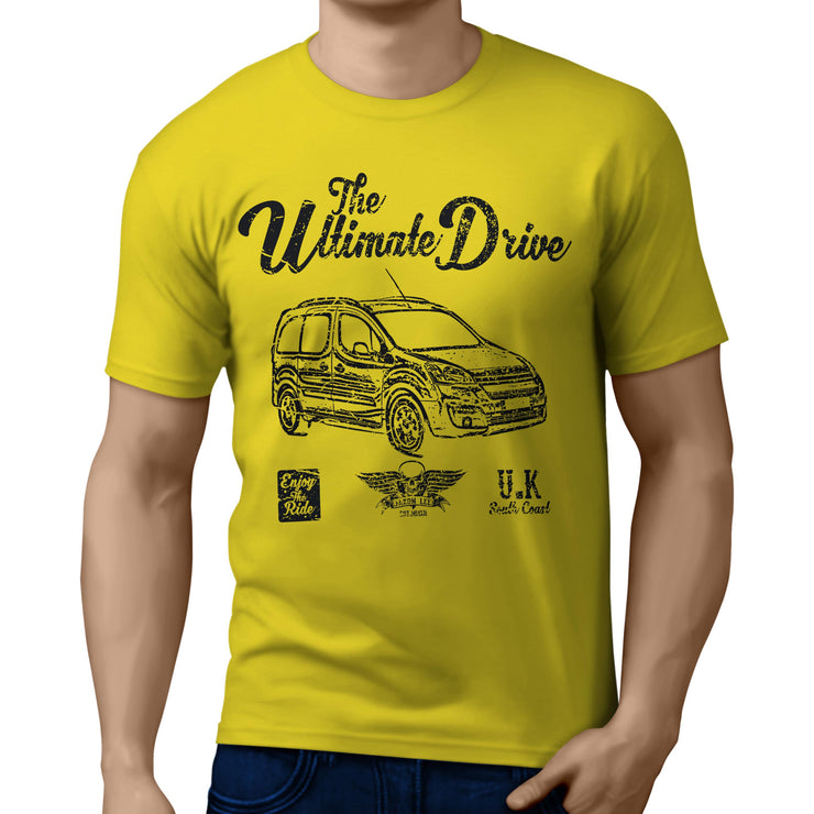 JL Ultimate Illustration for a Citroen Berlingo Multispace Motorcar fan T-shirt