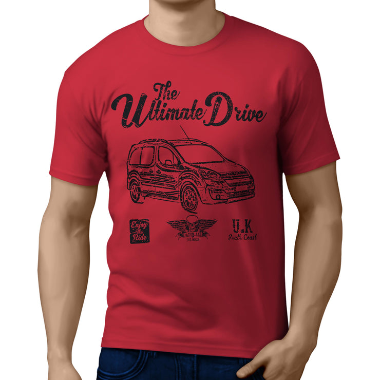 JL Ultimate Illustration for a Citroen Berlingo Multispace Motorcar fan T-shirt