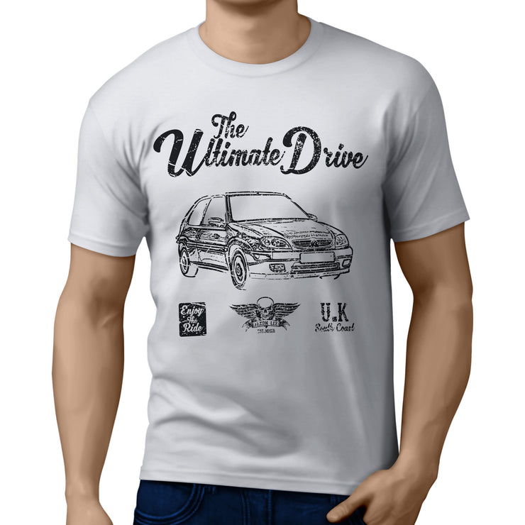 JL Ultimate Illustration for a Citroen Saxo VTS Motorcar fan T-shirt