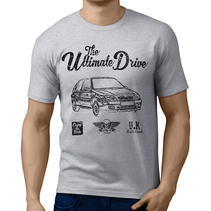 JL Ultimate Illustration for a Citroen Saxo VTS Motorcar fan T-shirt