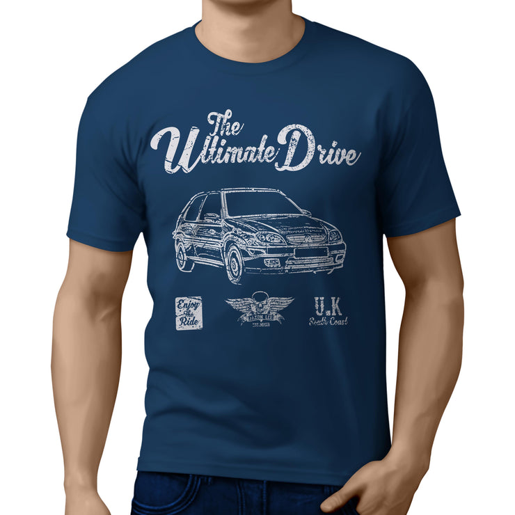 JL Ultimate Illustration for a Citroen Saxo VTS Motorcar fan T-shirt