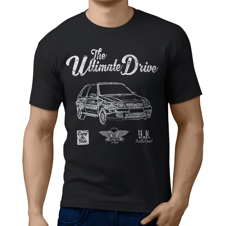 JL Ultimate Illustration for a Citroen Saxo VTS Motorcar fan T-shirt