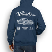 JL Ultimate Illustration For A Fiat 124 Spider Motorcar Fan Hoodie