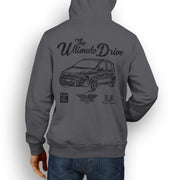 JL Ultimate Illustration For A Fiat Panda 100HP Motorcar Fan Hoodie