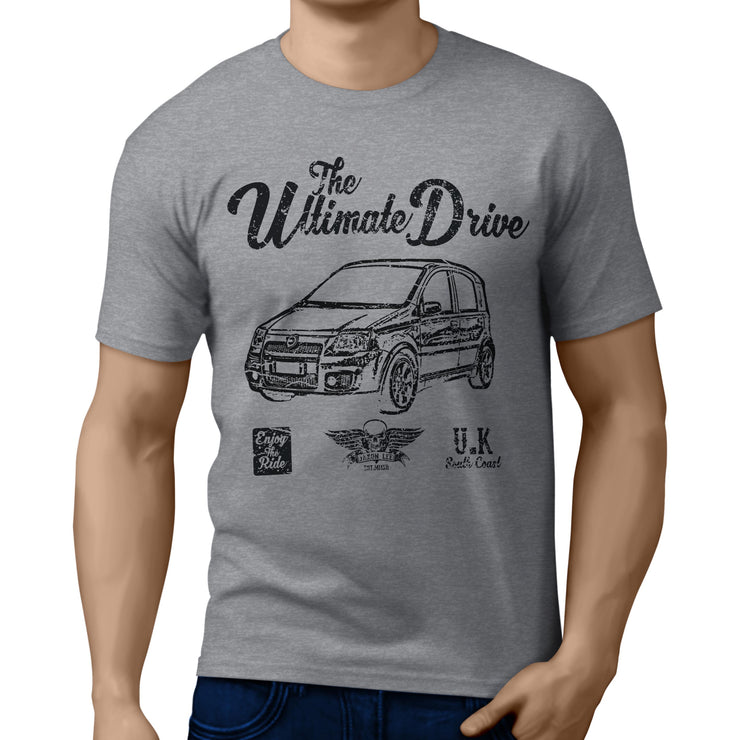 JL Ultimate Illustration For A Fiat Panda 100HP Motorcar Fan T-shirt