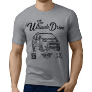 JL Ultimate Illustration for a Fiat Qubo Motorcar fan T-shirt