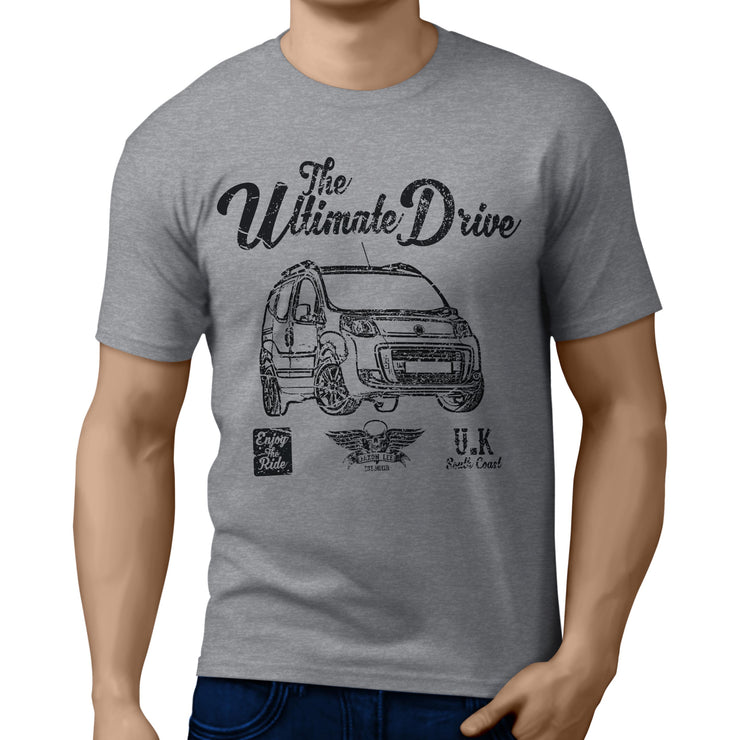 JL Ultimate Illustration for a Fiat Qubo Motorcar fan T-shirt