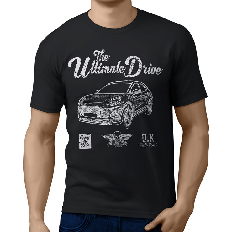 JL Ultimate Illustration for a Ford Puma Motorcar fan T-shirt