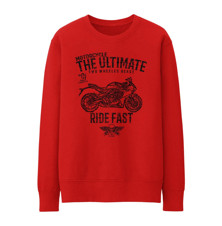 JL Ultimate Illustration For A Honda CBR650R Motorbike Fan Jumper