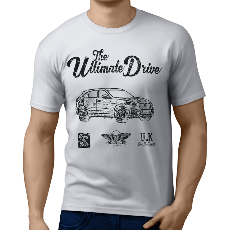 JL Ultimate Illustration for a Jaguar F-Pace Motorcar fan T-shirt