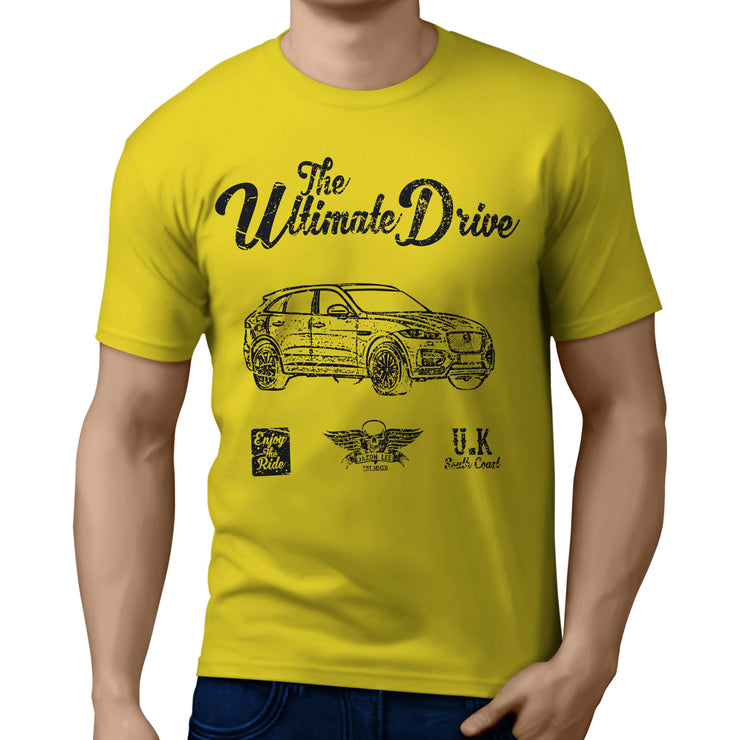 JL Ultimate Illustration for a Jaguar F-Pace Motorcar fan T-shirt