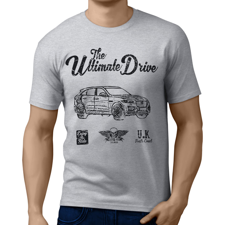 JL Ultimate Illustration for a Jaguar F-Pace Motorcar fan T-shirt