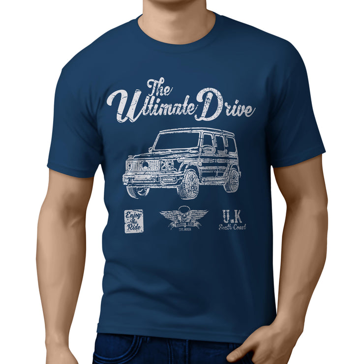 JL Ultimate Illustration for a Mercedes Benz G Class Motorcar fan T-shirt