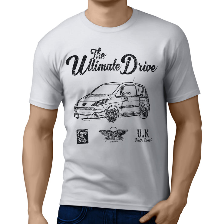 JL Ultimate Art Tee aimed at fans of Peugeot 1007 Motorcar