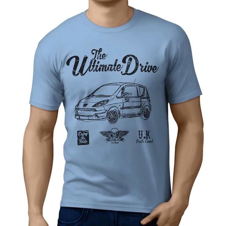 JL Ultimate Art Tee aimed at fans of Peugeot 1007 Motorcar