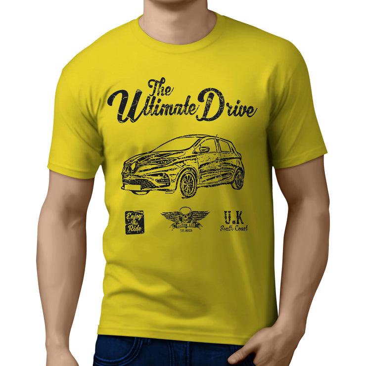 JL Ultimate Illustration for a Renault Zoe Motorcar fan T-shirt