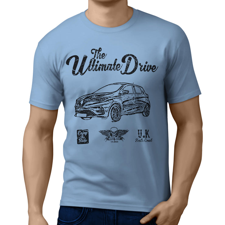 JL Ultimate Illustration for a Renault Zoe Motorcar fan T-shirt