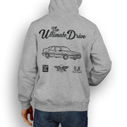 JL Ultimate Illustration For A SAAB 9000 Aero Motorcar Fan Hoodie