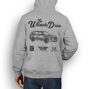 JL Ultimate Illustration For A Hyundai Santa Fe Motorcar Fan Hoodie
