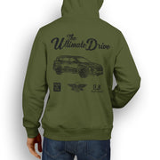 JL Ultimate Illustration For A Hyundai Santa Fe Motorcar Fan Hoodie