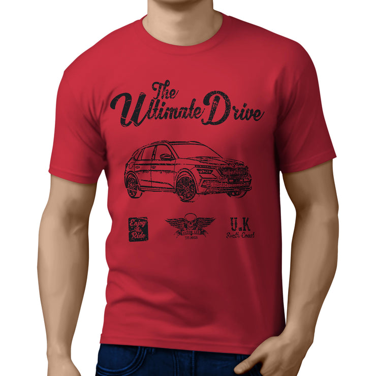 JL Ultimate Illustration for a Skoda Kamiq Motorcar fan T-shirt