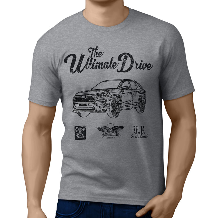 JL Ultimate Illustration for a Toyota RAV4 Motorcar fan T-shirt