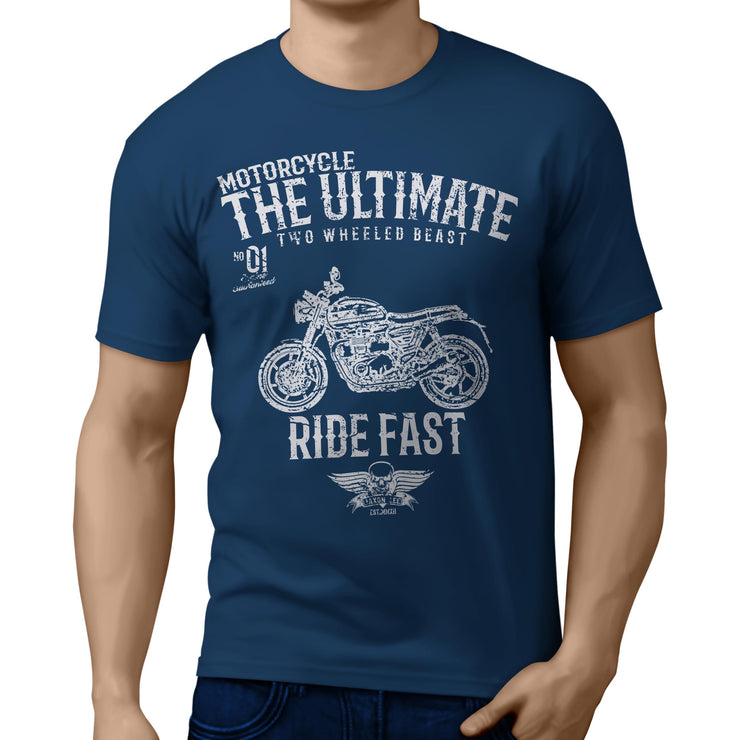 JL Ultimate Art Tee aimed at fans of Triumph Speed Twin Motorbike Fan T-shirt