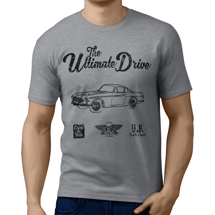 JL Ultimate Illustration for a Volvo P1800 Motorcar fan T-shirt
