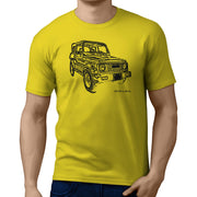 JL Illustration For A 1986 Suzuki Samurai Motorcar Fan T-shirt