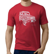 JL Illustration For A 1986 Suzuki Samurai Motorcar Fan T-shirt