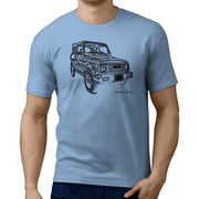 JL Illustration For A 1986 Suzuki Samurai Motorcar Fan T-shirt