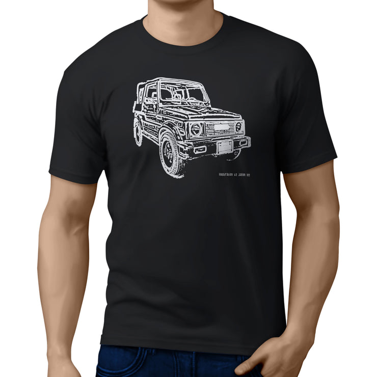 JL Illustration For A 1986 Suzuki Samurai Motorcar Fan T-shirt