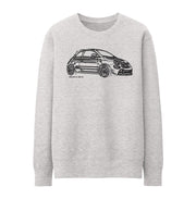 JL Illustration For A Abarth 595 Turismo Motorcar Fan Jumper