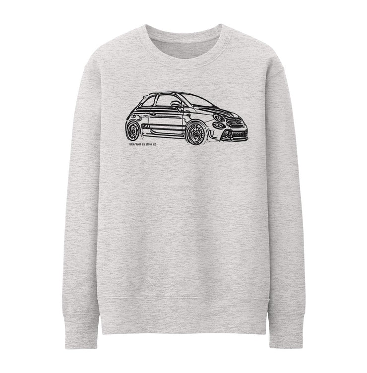 JL Illustration For A Abarth 595 Turismo Motorcar Fan Jumper