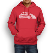 JL Illustration For A Abarth 595 Turismo Motorcar Fan Hoodie