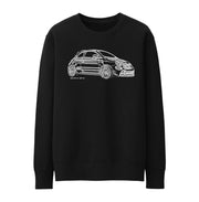 JL Illustration For A Abarth 595 Turismo Motorcar Fan Jumper