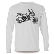 JL Illustration for a Aprilia Caponord 1200 Motorbike fan LS-Tshirt