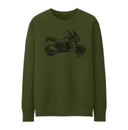 JL Illustration for a Aprilia Caponord 1200 Motorbike fan Jumper