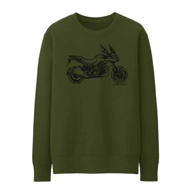 JL Illustration for a Aprilia Caponord 1200 Motorbike fan Jumper